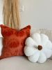 Dark Rust Pumpkin Pillow Cover | Pillows by Busa Designs