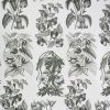 Flore Des Serres Charcoal Wallpaper | Wall Treatments by Stevie Howell. Item made of paper