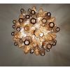 Alan Mizrahi QZ2456 Amber And Fume Poliedri | Chandeliers by Alan Mizrahi Lighting Design