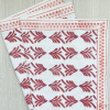 Table Runner - Palmetto, Coral and Mended Pink | Linens & Bedding by Mended. Item composed of cotton