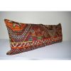 16" X 40" Cicim Body Pillow Fashioned from an Anatolian | Sham in Linens & Bedding by Vintage Pillows Store. Item made of cotton with fiber
