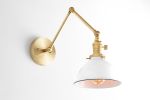Articulating Light - Model No. 8551 | Sconces by Peared Creation. Item composed of brass
