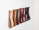 Medium Leather Pull [Flat End] | Hardware by Keyaiira | leather + fiber | Artist Studio in Santa Rosa. Item composed of leather