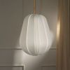 Luxe Collection - Rome Lamp (Off-White) | Pendants by FIG Living. Item made of cotton works with minimalism & japandi style