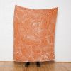 Cocoon Reversible Throw | Braza/ceniza | Linens & Bedding by Jill Malek Wallpaper. Item made of cotton
