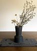 Table Runner Merino Wool 'Rake' Charcoal | Linens & Bedding by Lorraine Tuson