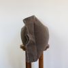 Mushroom Linen with Relaxed Flange Lumbar Pillow 16x24 | Pillows by Vantage Design