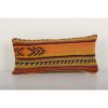 Vintage Kilim Striped Pattern Turkish Lumbar Pillow Cover | Sham in Linens & Bedding by Vintage Pillows Store. Item made of cotton & fiber