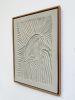 Sandy White Relief Wall Art: Modern 3D Texture Painting | Wall Sculpture in Wall Hangings by Vaiva Art Atelier