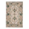 Muted Color Oushak Rug, Living Room Rug, Handknotted Wool | Area Rug in Rugs by Vintage Pillows Store. Item composed of cotton and fiber