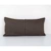 Ethnic Goat Hair Lumbar Kilim Pillow Cover from Anatolian, H | Cushion in Pillows by Vintage Pillows Store