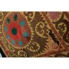 Vintage Yellow Suzani Wall Hanging Decor , Muted Old Embroid | Tablecloth in Linens & Bedding by Vintage Pillows Store