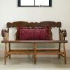 Red Tweed Remnants of Chanel Lumbar 15x26 | Pillows by Vantage Design