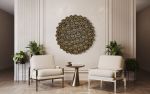 Bubbles Gold Wall Sculpture | Sculptures by PlusObject