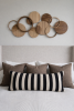Pelham Oversized Lumbar Pillow Cover — Striped Chenille in B | Pillows by Busa Designs