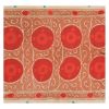 Suzani Wall Hanging Decor - Faded Red Suzani Table Cloth - U | Tablecloth in Linens & Bedding by Vintage Pillows Store