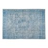 Vintage Animal Garden Turkish Oushak Rug With Rich Border | Area Rug in Rugs by Vintage Pillows Store. Item made of cotton & fiber