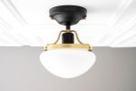 Dome Ceiling Light - Model No. 8491 | Flush Mounts by Peared Creation. Item composed of brass