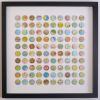 One Hundred Map Dots Collage | Paintings by Amelia Coward