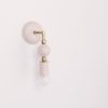 Beaded Sconce: Sphere | Sconces by Pigeon Toe Ceramics. Item composed of brass & ceramic