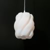 Wavy 3D Printed Pendant Light: Modern Hanging Lamp | Lamps by Spacecraft Furnishing
