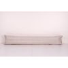 Muted Brown Extra Long Turkish Oushak Rug Pillow, Faded Brow | Cushion in Pillows by Vintage Pillows Store