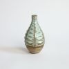 Hexagon in Coral Green | Vase in Vases & Vessels by by Alejandra Design. Item made of ceramic
