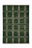 Boxstep Oushak Hand-Knotted Geometric Wool Rug | Area Rug in Rugs by Jubi Rugs