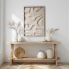 Sandy White Relief Wall Art: Modern 3D Texture Painting, Ornaments Bas-relief | Wall Sculpture in Wall Hangings by Vaiva Art Atelier