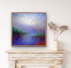 Fog Along The Estuary | Oil And Acrylic Painting in Paintings by Victoria Veedell. Item composed of canvas and synthetic in coastal style