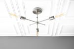 3 Bulb Chandelier - Model No. 3397 | Chandeliers by Peared Creation. Item made of brass