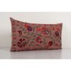 Extra Long Lumbar Cushion Kingsize Suzani Pillow Cover, Gree | Pillows by Vintage Pillows Store