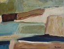 Au dela des champs | Oil And Acrylic Painting in Paintings by Sophie DUMONT.. Item composed of canvas in minimalism or contemporary style