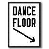 Dance Floor Vertical Arrow Down Right | Prints in Paintings by Western Mavrik