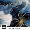 Midnight Bloom — Bold Florals Luxury Wallpaper Mural | Wall Treatments by ELLE WALLS