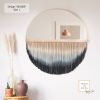 Extra Large Handmade Fringe Mirror | Decorative Objects by Rianne Aarts. Item composed of glass & fiber