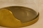 Cove Cloche Candle Holder — Antique Brass Finish | Decorative Objects by Raíz Studio