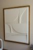 No. 01 Japandi Plaster Wall Relief - Scandinavian Neutral Decor | Wall Sculpture in Wall Hangings by Joseph Aurelius