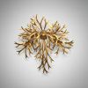 Radial Flora: A Masterpiece in the Art-in-Metal-Mediums Movement | Sculptures by Lago Luna Studio