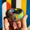 Glass Blown Rainbow Mini Nest Bowl | Decorative Bowl in Decorative Objects by Maria Ida Designs. Item made of glass