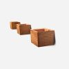 Diamond Self-Watering, Wall-Mounted Planter | Vases & Vessels by Formr. Item composed of wood