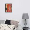 Framed Print - Palestine's Resilience - Geometric Abstract | Work by Eman's Gallery