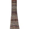 Turkish Oushak Stair Kilim Runner, Vintage Extra Long | Runner Rug in Rugs by Vintage Pillows Store. Item composed of fiber