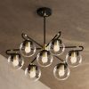 Raleigh - Matte Frosted Globe | Chandeliers by Illuminate Vintage. Item composed of brass