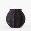 Wedges Vase Black | Work by District Loom