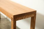 Modern Wood Console Table | Mason Table | Tables by Alabama Sawyer. Item composed of oak wood