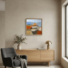 Prémices de l'été - Peinture abstraite originale - Paysage | Decorative Objects by Sophie DUMONT.