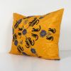 Suzani Handmade Pillow, Yellow Ethnic Lumbar Cushion Cover, | Pillows by Vintage Pillows Store