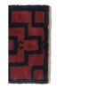 Mid Century Modern Tulu Turkish Tulu Rug with Tribal Pattern | Area Rug in Rugs by Vintage Pillows Store. Item composed of cotton & fiber