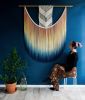 Handmade Fiber Art - EVA Sunset | Macrame Wall Hanging in Wall Hangings by Rianne Aarts. Item made of cotton with fiber